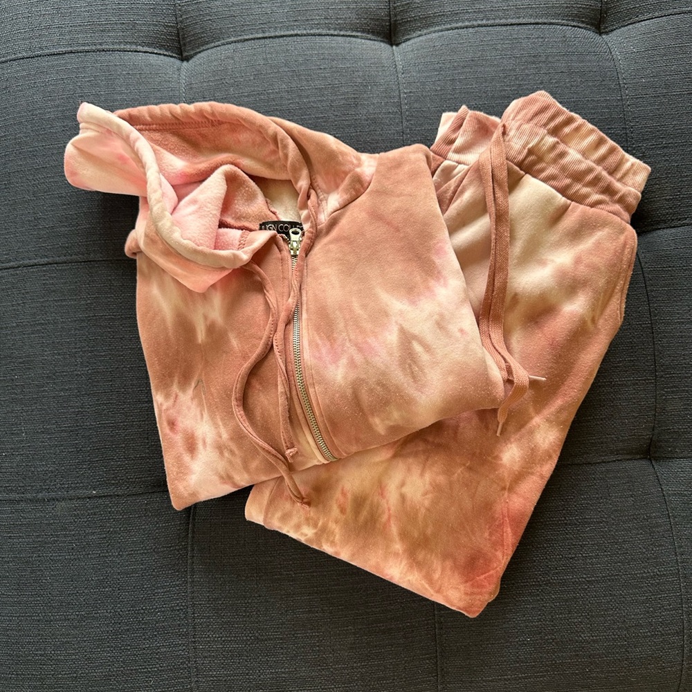 Tie dye sweat set